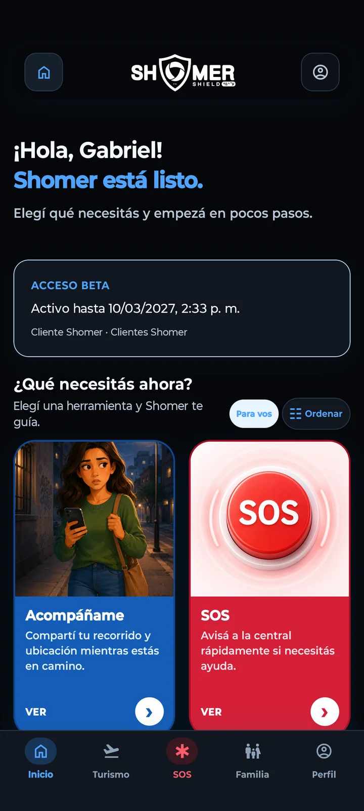 Shomer Shield app